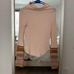 Free People Mock Neck Sweater
